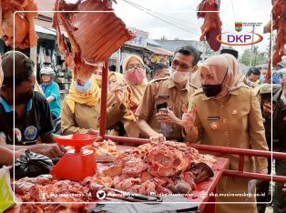 Jelang Ramadhan, Bupati Musi Rawas Monitoring Harga ke Pasar