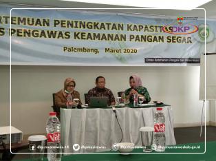 DKP Musi Rawas Ikuti Pertemuan Peningkatan Kapasitas Petugas Pengawas Keamanan Pangan Segar