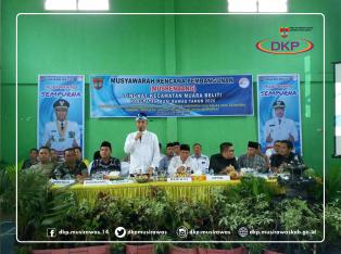 DKP Hadiri Musrenbang Tingkat Kecamatan Muara Beliti